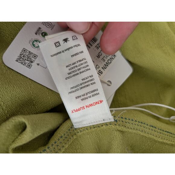 NWT Known Supply Matcha Green Flared Leggings - Size XL Organic Cotton Lounge - Picture 6 of 11